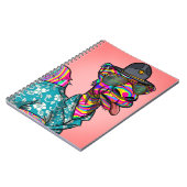 Carnet Tie Dye Camel (Côté gauche)