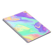 Carnet Tie Dye Swirl Marbre Retro Super (Côté Droit)
