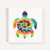 Carnet Tie Dye Turtle (Devant)