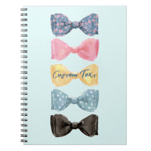 Carnet Ties papillons personnalisés