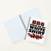 Carnet Tige barbecue sur mon blanc (Intérieur)