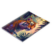 Carnet Tiger Animal Portrait Peinture Faune À L'Extérieur (Côté gauche)