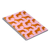 Carnet Tiger animal rose moderne (Côté Droit)
