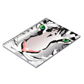 CARNET TIGER-BLANC/GRIS (Côté gauche)