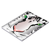 CARNET TIGER-BLANC/GRIS (Côté gauche)