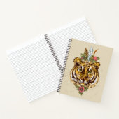 Carnet Tiger Boho Style Portrait (Intérieur)