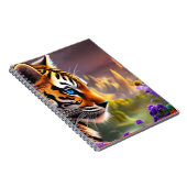 Carnet Tiger Cub, Fleurs Violettes (Côté Droit)