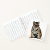 Carnet Tiger Cub in the Snow Photograph (Intérieur)