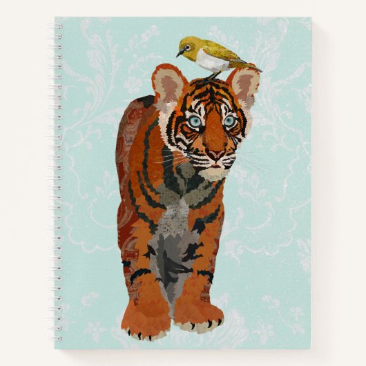 CARNET TIGER ET OISEAU D'OR (Devant)