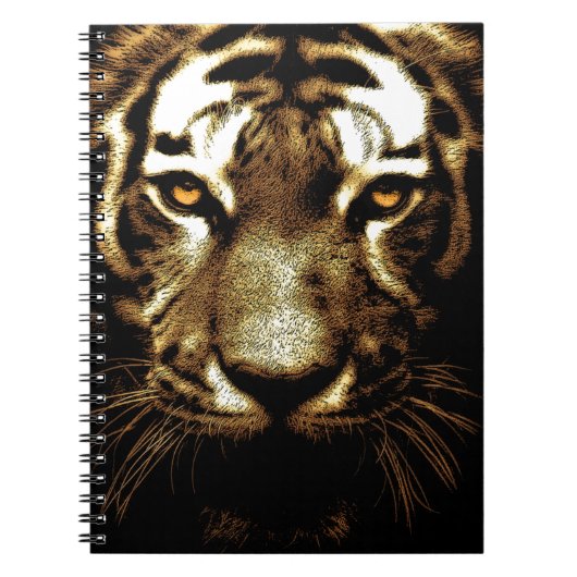 Carnet Tiger Eyes Wild Animal Art Photos (Devant)