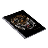 Carnet Tiger face (conception de signature) (Côté Droit)