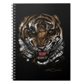 Carnet Tiger face (conception de signature) (Devant)