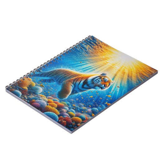 Carnet Tiger inside the ocean (Côté gauche)