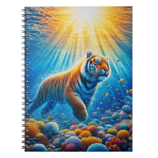 Carnet Tiger inside the ocean (Devant)
