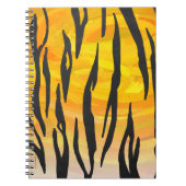 Carnet Tiger noir et orange (Devant)