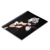 Carnet Tiger Serenade – Artistic Notebook Cover (Côté gauche)
