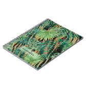 Carnet Tiger Stripes Jungle Camouflage Personalised (Côté gauche)