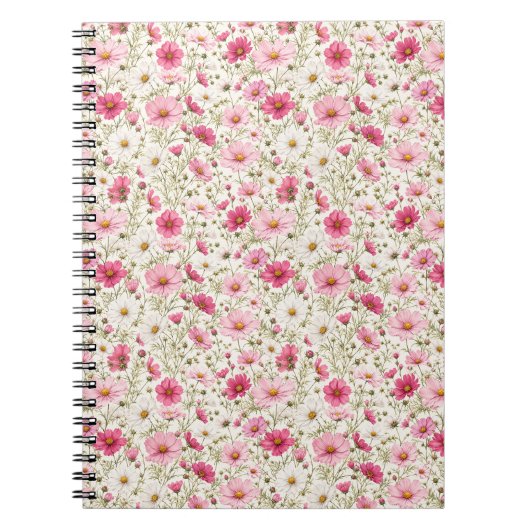 Carnet Tiges de fleurs de cosmos aérées (Devant)