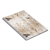 Carnet Tiges de maïs Oiseaux Automne (Côté Droit)