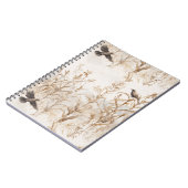 Carnet Tiges de maïs Oiseaux Automne (Côté gauche)