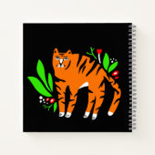 Carnet Tigre à flowers (Dos)