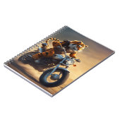 Carnet Tigre à moto (Côté gauche)