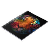 Carnet Tigre Arc-en-ciel (Côté gauche)