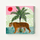 Carnet Tigre au lever du soleil (Dos)