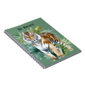 Carnet Tigre avec Feuille (Côté Droit)