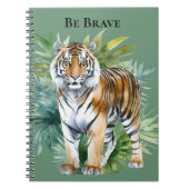 Carnet Tigre avec Feuille (Devant)