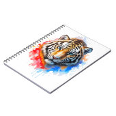Carnet Tigre blanc (Côté gauche)
