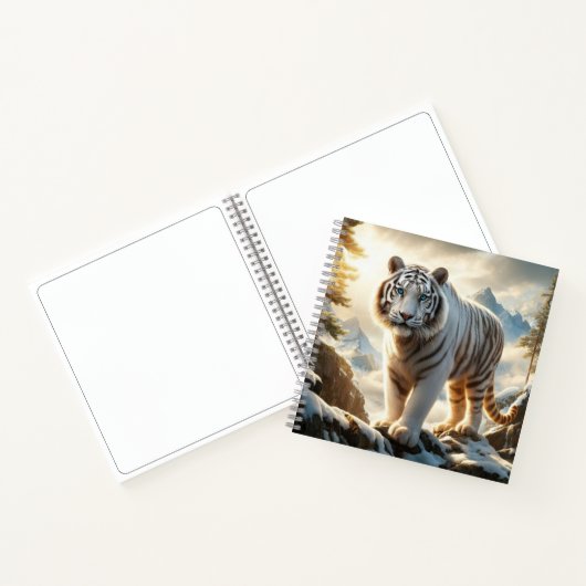 Carnet Tigre Blanc (Intérieur)