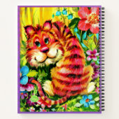 Carnet tigre coloré (Dos)
