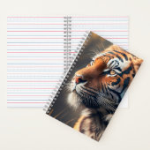Carnet Tigre Dans La Nature Personnalisé Notebooo Spiral (À l'intérieur)