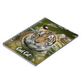Carnet Tigre dans l'eau (Côté gauche)