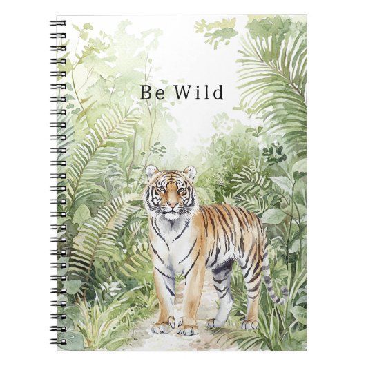 Carnet Tigre de la jungle (Devant)