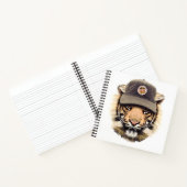 Carnet Tigre de surf (Intérieur)