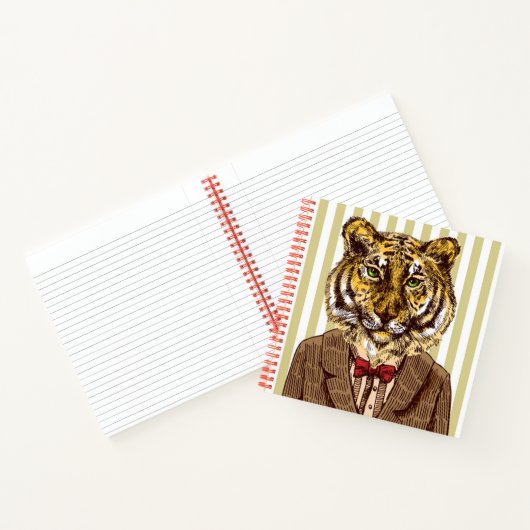 Carnet Tigre En Soirée Porter (Intérieur)