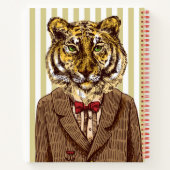 Carnet Tigre En Soirée Porter | Ajouter Votre Nom (Dos)