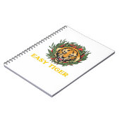 Carnet Tigre facile (Côté gauche)