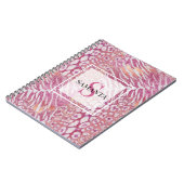 Carnet Tigre léopard tendance (Côté gauche)