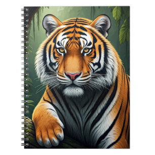 Carnet Tigre majestueux dans la jungle
