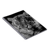 Carnet Tigre noir et blanc (Côté Droit)