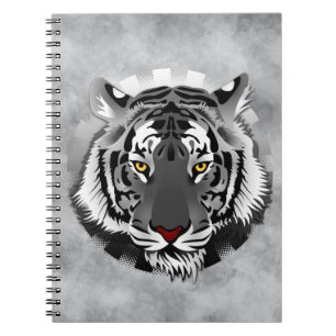 Carnet Tigre noir et blanc