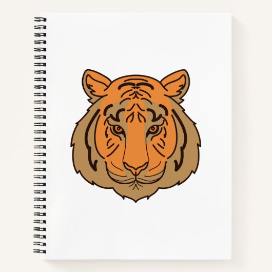 Carnet Tigre orange (Devant)