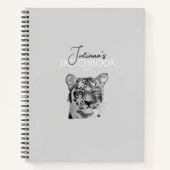 Carnet Tigre personnalisé (Devant)