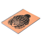 Carnet Tigre prêt de mode d'hiver (Côté gauche)