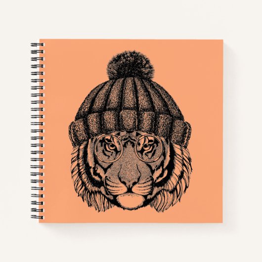 Carnet Tigre prêt pour la mode hiver (Devant)