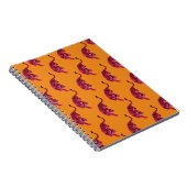 Carnet Tigre - Rose Vibrant (Côté Droit)