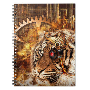 Carnet Tigre Steampunk